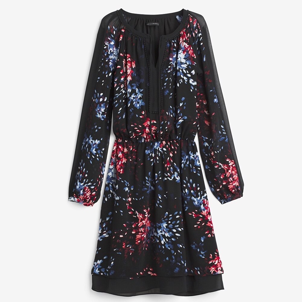 White House Black Market dress 4p. long sleeve - Picture 1 of 2